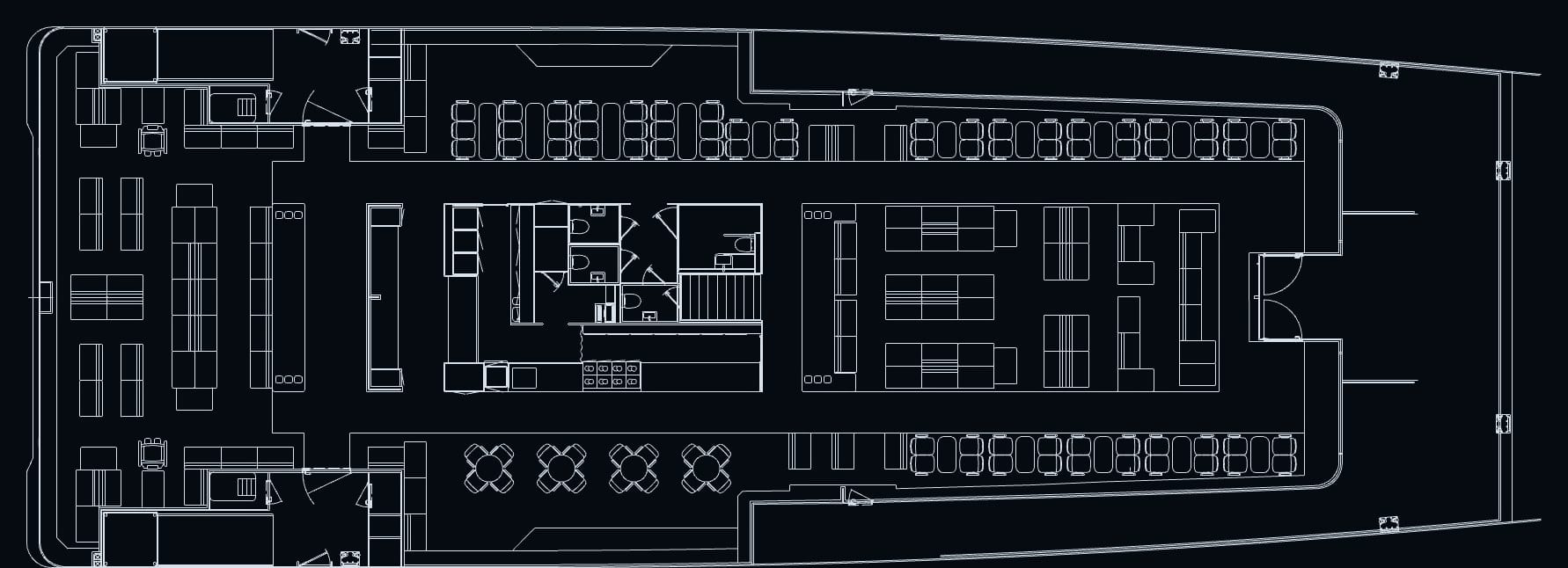 SEASIGHT 42 general arrangement — main deck