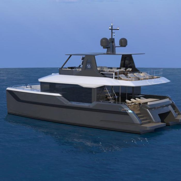 OBLUE 55FT hull color option 6
