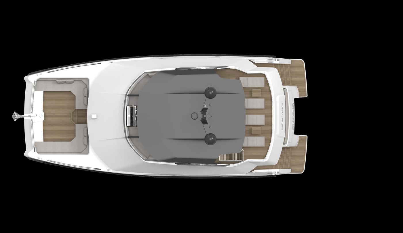 Flybridge deck plan